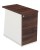 Model: 2 Drawer,  Top Size: 403 x 800mm,  Colour: Walnut