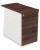 Model: 3 Drawer,  Top Size: 403 x 800mm,  Colour: Walnut