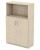 Height: 1309mm (Two Shelf),  Colour: Maple
