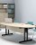 Oval Boardroom / Meeting Table + Wooden Modesty