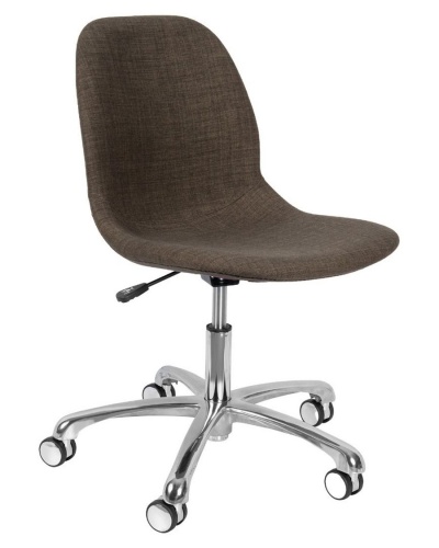 Shoreditch Upholstered Swivel Office Chair + ALU Base