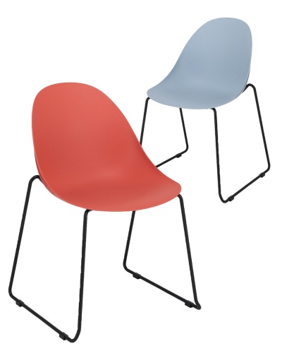 Vivid Skid-Base Plastic Chair