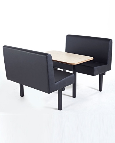 Padded Diner Seat & Table Unit