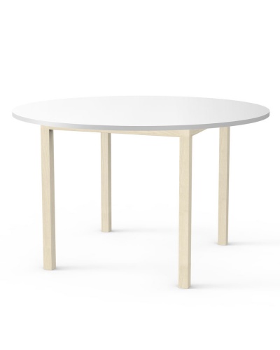 ''B-305R Line'' Round Wooden Conference Table