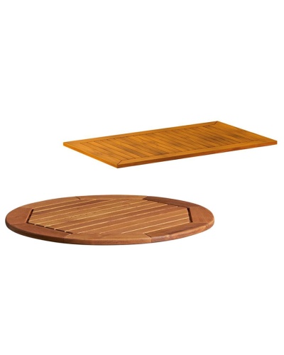 Insignia Slatted Wood Table Top