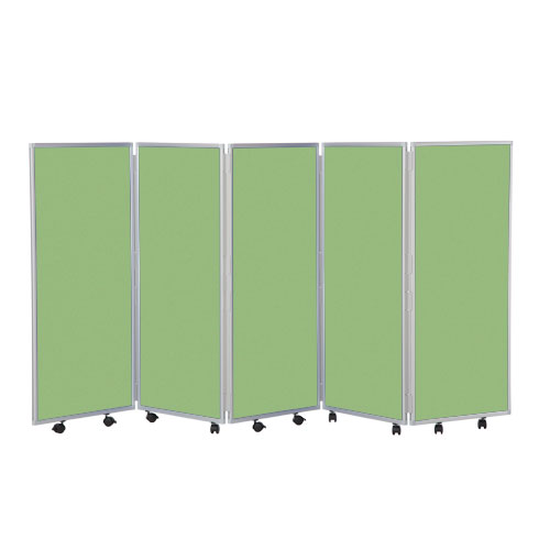 1200mm High EasyClean Mobile Concertina Room Divider
