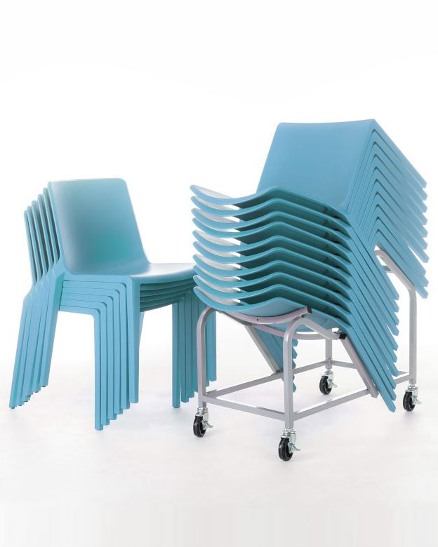 KI Plaza Plastic Stacking Chair