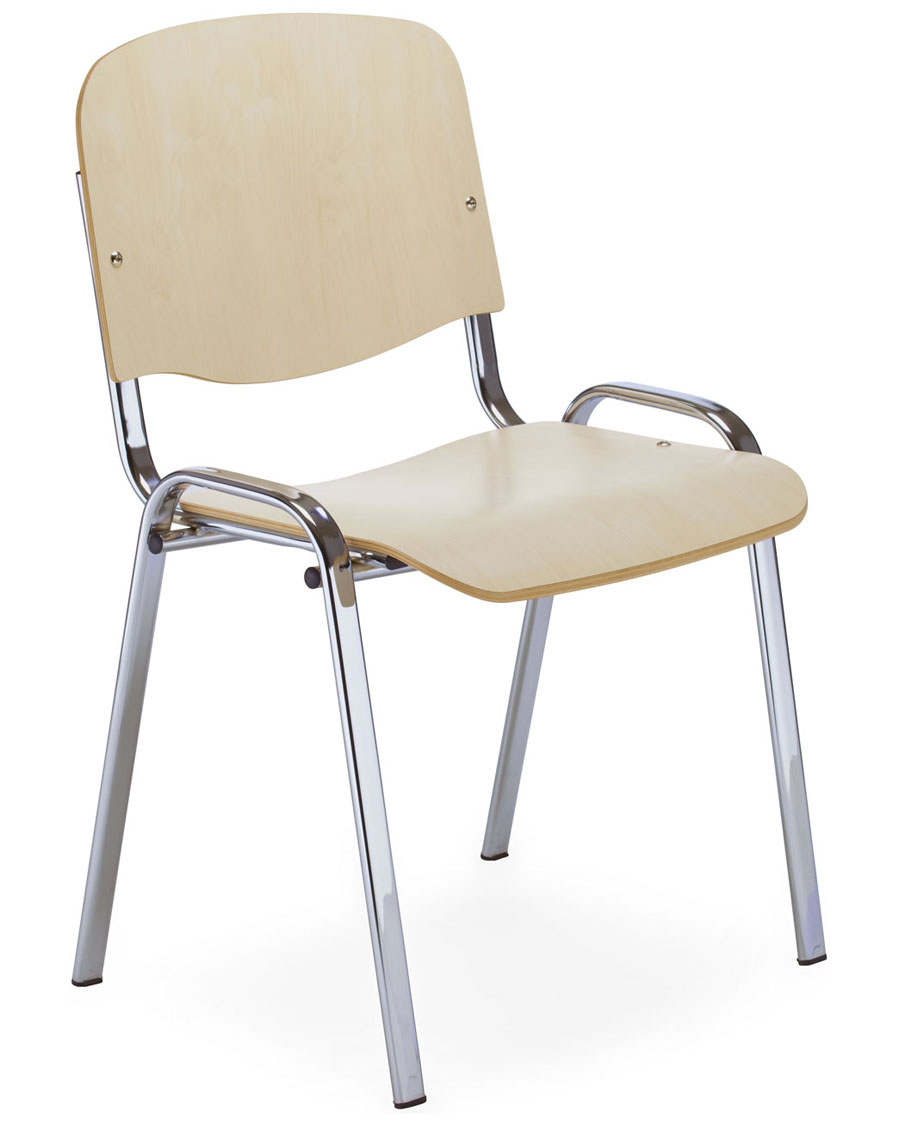 iso wood stacking chair 24h