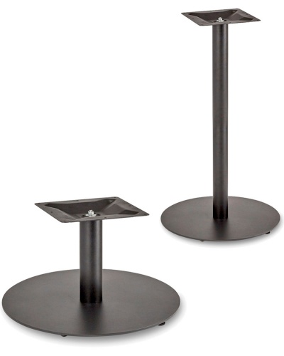 Silhouette Table Pedestal - Round Post & Round Base
