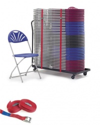2000 Comfort Poly Folding Chair Package
