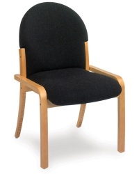 Premium Wood Reception Stacking Chair