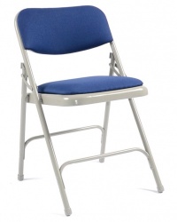 2700 Folding Chair + Seat & Back Pad - Blue