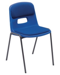 Remploy GH24 Plastic Stacking Chair + Seat & Back Pad