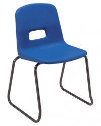 Remploy RF70 Skid-Base Plastic Stacking Chair