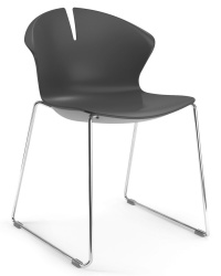 ''Redhot'' Skid-Base Cafe Chair