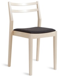 S-620B Wooden Stacking Chair + Seat Pad