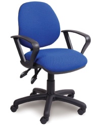 Premium Mid-Back Office Fixed-Arm Chair