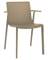 Beekat Indoor / Outdoor Plastic Stacking Armchair