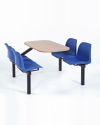 Fixed Seat Canteen Table