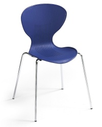 Flash 4 Leg Plastic Cafe Chair