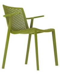 Net Kat Indoor / Outdoor Plastic Stacking Armchair