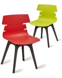 Hoxton Plastic 4 Leg Chair (Black)