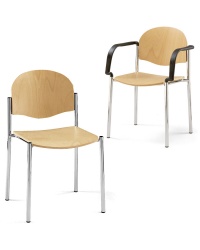 Span 850 Wooden Stacking Chair