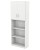 Height: 2141mm (Four Shelf),  Colour: White