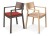 Woody Stacking Chair Natural Beech + Seat Pad
