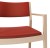 Woody Stacking Chair Natural Beech + Seat Pad