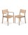 Woody Stacking Chair Natural Beech