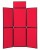 Colour: Red,  Frame Colour: Black