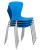 CREA 4 Leg Plastic Stacking Chair