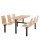 Configuration: 6 Seat Access 2 Sides,  Seat Colour: Beech,  Surface Colour: Beech,  Edge: Laminate / PVC