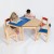 Tuf Class Children's Rectangular Wooden Table - Blue