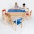 Tuf Class Children's Rectangular Wooden Table - Blue