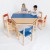 Tuf Class Children's Rectangular Wooden Table - Blue