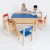 Tuf Class Children's Trapezoidal Wooden Table - Blue