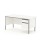 Top Size: 1500 x 745mm,  Frame Colour: Grey,  Surface Colour: White