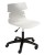 Base: Black Nylon + Castors,  Colour: White