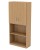 Height: 1725mm (Three Shelf),  Colour: Light Oak