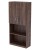 Height: 1725mm (Three Shelf),  Colour: Walnut