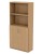 Height: 1725mm (Three Shelf),  Colour: Light Oak