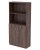 Height: 1725mm (Three Shelf),  Colour: Walnut