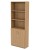 Height: 2141mm (Four Shelf),  Colour: Light Oak