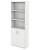 Height: 2141mm (Four Shelf),  Colour: White