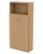 Height: 1725mm (Three Shelf),  Colour: Light Oak