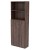 Height: 2141mm (Four Shelf),  Colour: Walnut