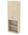 Height: 2141mm (Four Shelf),  Colour: Maple