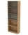 Height: 2141mm (Four Shelf),  Colour: Light Oak